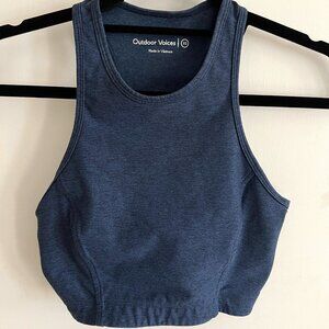 Outdoor Voices Bra — Blue — Size XS